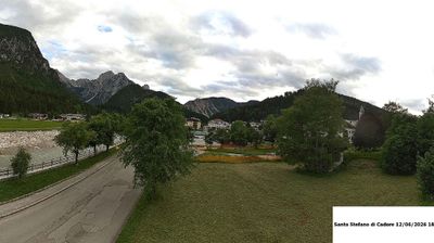 immagine della webcam nei dintorni di San Pietro di Cadore: webcam Santo Stefano di Cadore