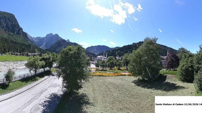 immagine della webcam nei dintorni di Sesto: webcam Santo Stefano di Cadore