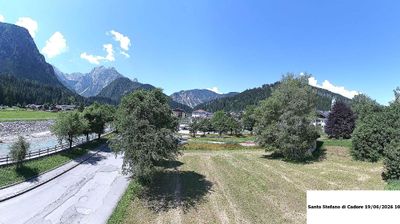 immagine della webcam nei dintorni di Calalzo di Cadore: webcam Santo Stefano di Cadore