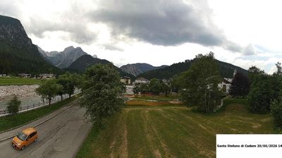 immagine della webcam nei dintorni di Forni di Sopra: webcam Santo Stefano di Cadore