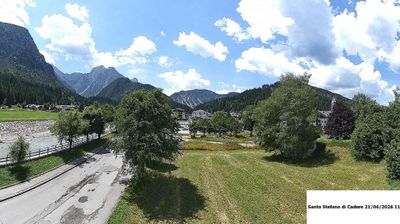 immagine della webcam nei dintorni di San Pietro di Cadore: webcam Santo Stefano di Cadore