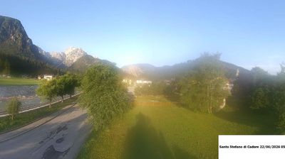 immagine della webcam nei dintorni di Moso: webcam Santo Stefano di Cadore