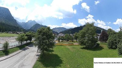 immagine della webcam nei dintorni di Ampezzo: webcam Santo Stefano di Cadore