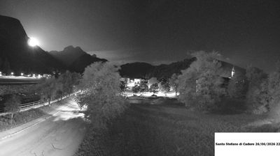 immagine della webcam nei dintorni di Lorenzago di Cadore: webcam Santo Stefano di Cadore