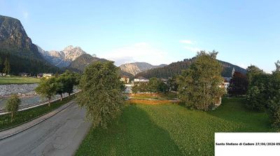 immagine della webcam nei dintorni di Lorenzago di Cadore: webcam Santo Stefano di Cadore