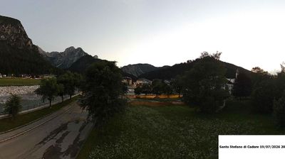 immagine della webcam nei dintorni di Auronzo di Cadore: webcam Santo Stefano di Cadore