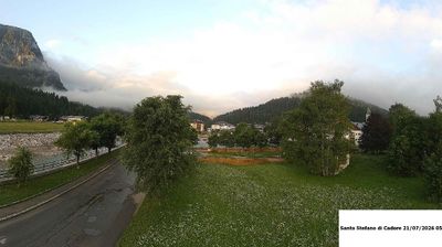 immagine della webcam nei dintorni di Ovaro: webcam Santo Stefano di Cadore