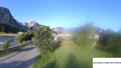 immagine della webcam nei dintorni di Monte Elmo: webcam Santo Stefano di Cadore