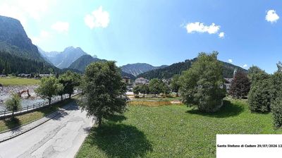 immagine della webcam nei dintorni di Sesto: webcam Santo Stefano di Cadore