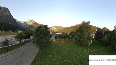 immagine della webcam nei dintorni di Calalzo di Cadore: webcam Santo Stefano di Cadore