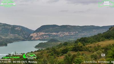 immagine della webcam nei dintorni di San Donato Val di Comino: webcam Civitella Alfedena