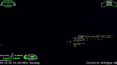 immagine della webcam nei dintorni di Rivisondoli: webcam Civitella Alfedena