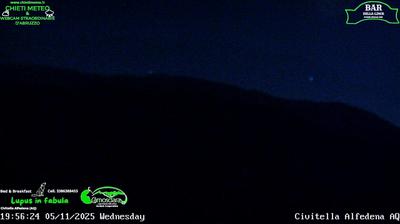 immagine della webcam nei dintorni di Alvito: webcam Civitella Alfedena