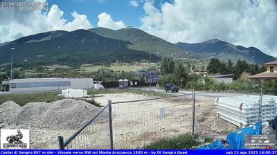 immagine della webcam nei dintorni di Macchia d'Isernia: webcam Castel di Sangro
