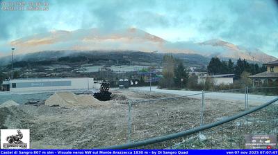 immagine della webcam nei dintorni di Pescopennataro: webcam Castel di Sangro