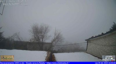 immagine della webcam nei dintorni di Civitella Messer Raimondo: webcam Sant'Eufemia a Maiella