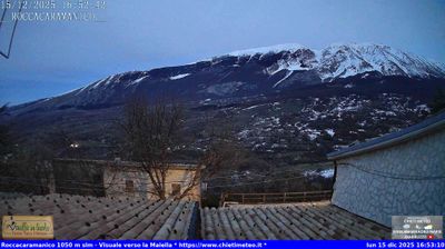 immagine della webcam nei dintorni di Rocca Pia: webcam Roccacaramanico
