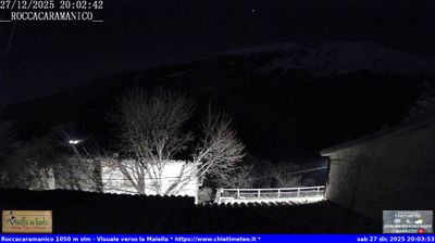 immagine della webcam nei dintorni di Abbateggio: webcam Sant'Eufemia a Maiella