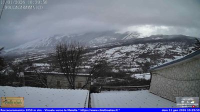 immagine della webcam nei dintorni di Sulmona: webcam Roccacaramanico
