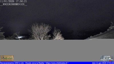 immagine della webcam nei dintorni di Cansano: webcam Roccacaramanico