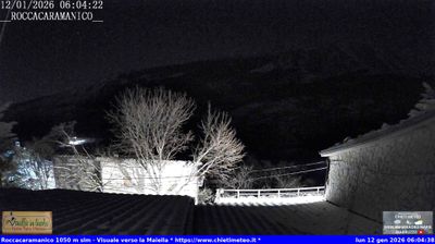 immagine della webcam nei dintorni di Caramanico Terme: webcam Sant'Eufemia a Maiella