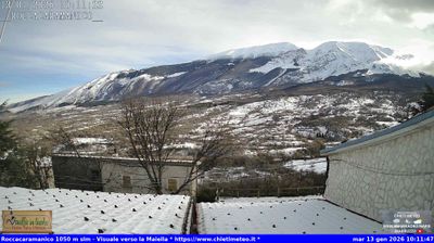 immagine della webcam nei dintorni di Cansano: webcam Roccacaramanico