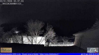 immagine della webcam nei dintorni di Rapino: webcam Sant'Eufemia a Maiella