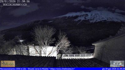 immagine della webcam nei dintorni di Passolanciano-Majelletta: webcam Sant'Eufemia a Maiella
