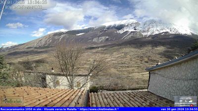 immagine della webcam nei dintorni di Rocca Pia: webcam Roccacaramanico
