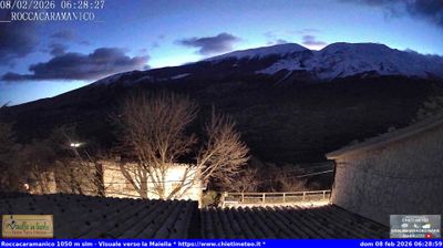 immagine della webcam nei dintorni di Bisegna: webcam Roccacaramanico