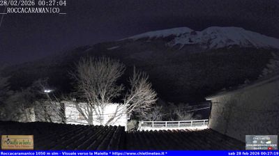 immagine della webcam nei dintorni di Carpineto della Nora: webcam Sant'Eufemia a Maiella