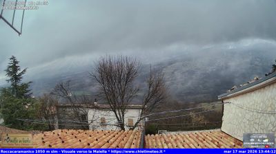 immagine della webcam nei dintorni di Pretoro: webcam Sant'Eufemia a Maiella