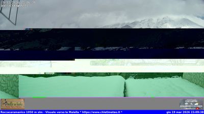 immagine della webcam nei dintorni di Torricella Peligna: webcam Roccacaramanico