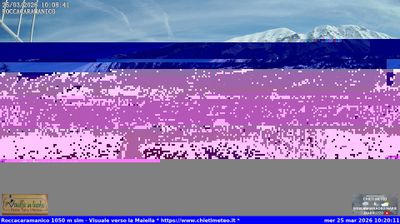 immagine della webcam nei dintorni di Bisegna: webcam Roccacaramanico