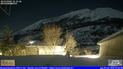 immagine della webcam nei dintorni di Caramanico Terme: webcam Roccacaramanico