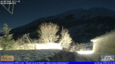 immagine della webcam nei dintorni di Caramanico Terme: webcam Roccacaramanico