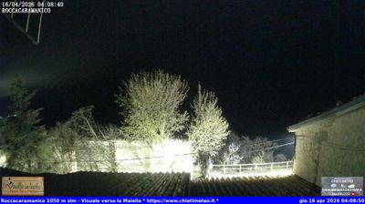 immagine della webcam nei dintorni di Sant'Eufemia a Maiella: webcam Roccacaramanico