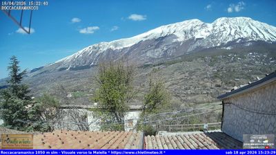 immagine della webcam nei dintorni di Cansano: webcam Roccacaramanico