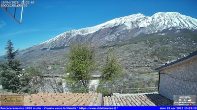 immagine della webcam nei dintorni di Pacentro: webcam Roccacaramanico