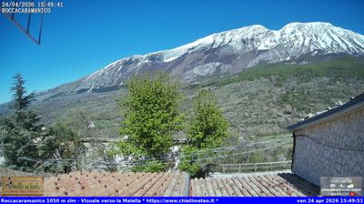 immagine della webcam nei dintorni di Campo di Giove: webcam Roccacaramanico