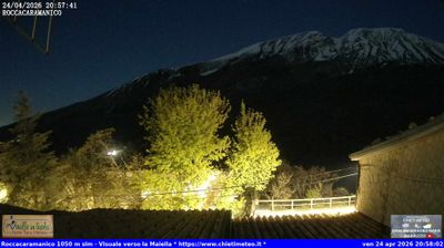 immagine della webcam nei dintorni di Casoli: webcam Roccacaramanico