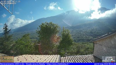 immagine della webcam nei dintorni di Passolanciano-Majelletta: webcam Roccacaramanico