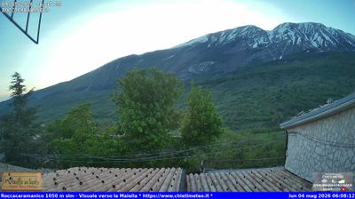 immagine della webcam nei dintorni di Torricella Peligna: webcam Roccacaramanico