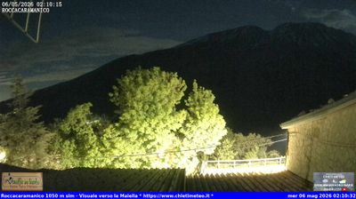 immagine della webcam nei dintorni di Ortona dei Marsi: webcam Roccacaramanico