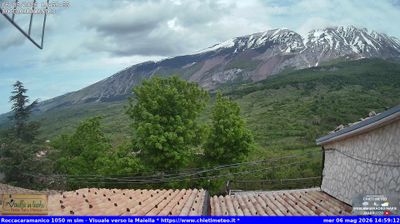 immagine della webcam nei dintorni di Pescocostanzo: webcam Roccacaramanico