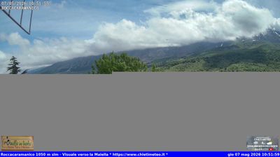 immagine della webcam nei dintorni di Pescocostanzo: webcam Roccacaramanico