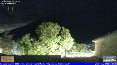 immagine della webcam nei dintorni di Salle: webcam Roccacaramanico