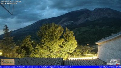 immagine della webcam nei dintorni di Casoli: webcam Sant'Eufemia a Maiella