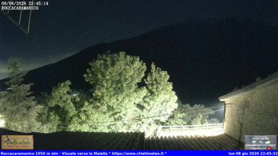 immagine della webcam nei dintorni di Campo di Giove: webcam Roccacaramanico
