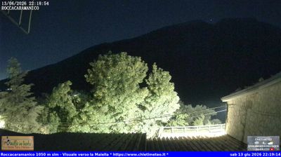 immagine della webcam nei dintorni di Caramanico Terme: webcam Sant'Eufemia a Maiella